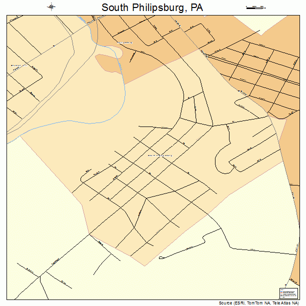 South Philipsburg, PA street map