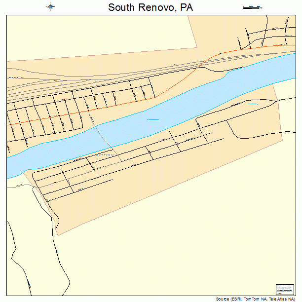 South Renovo, PA street map