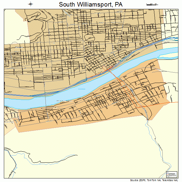 South Williamsport, PA street map