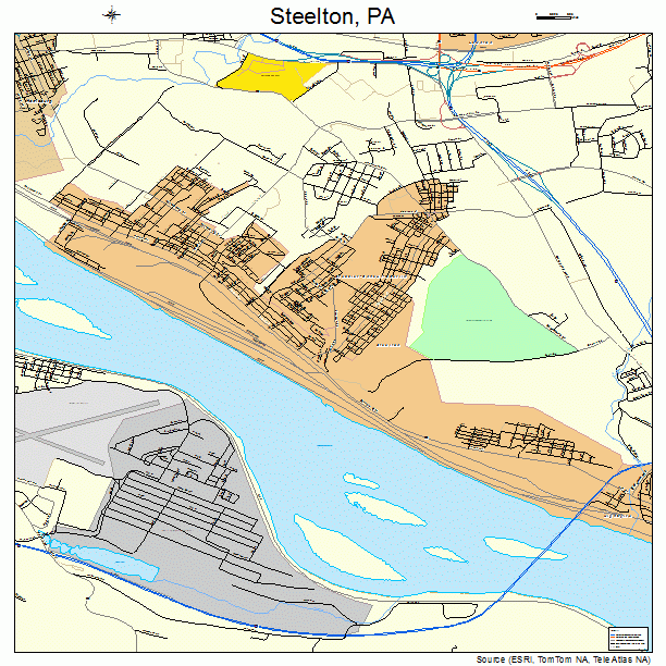 Steelton, PA street map