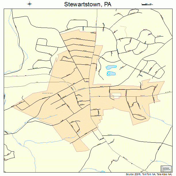 Stewartstown, PA street map