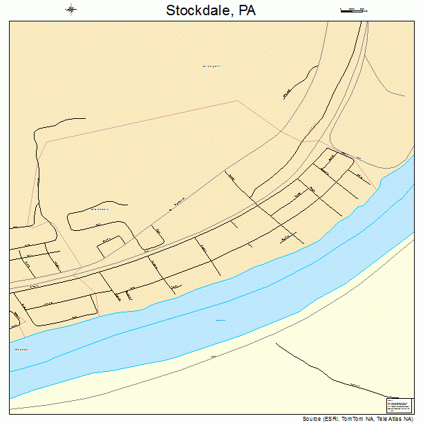 Stockdale, PA street map
