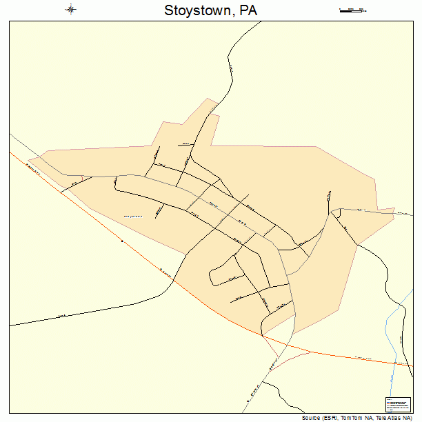 Stoystown, PA street map