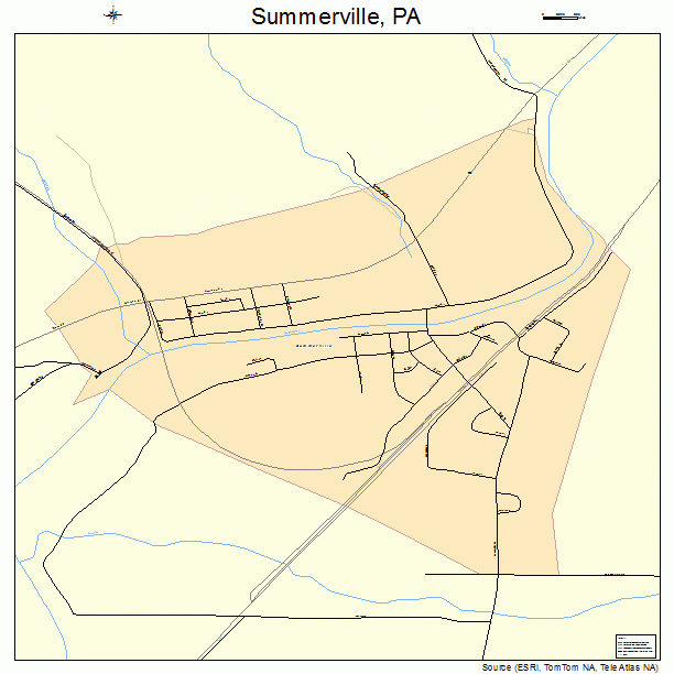 Summerville, PA street map