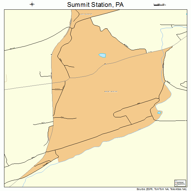 Summit Station, PA street map