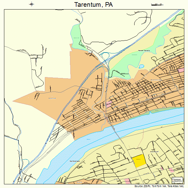 Tarentum, PA street map