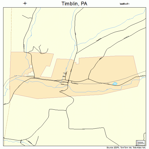 Timblin, PA street map