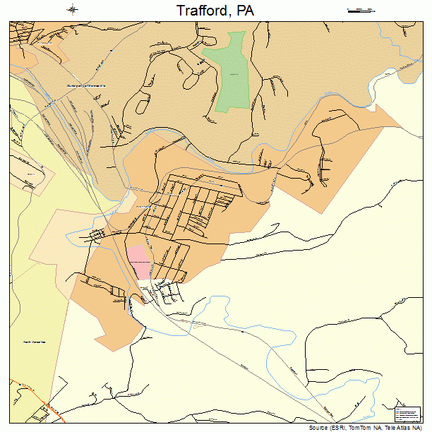 Trafford, PA street map