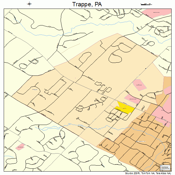 Trappe, PA street map