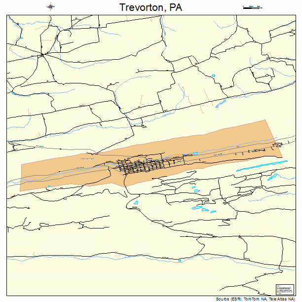 Trevorton, PA street map