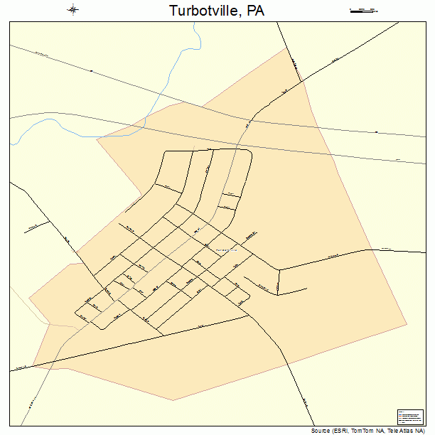 Turbotville, PA street map