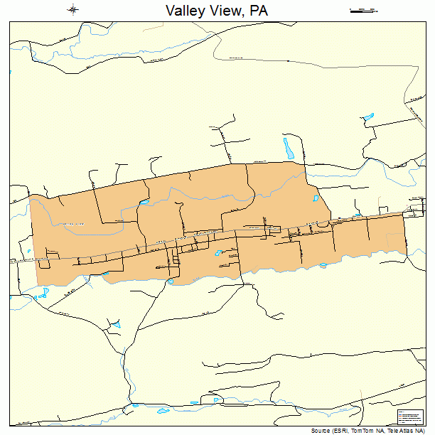 Valley View, PA street map