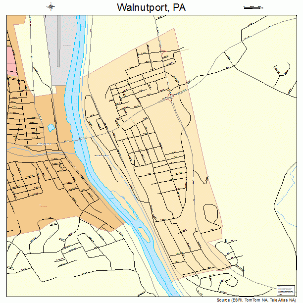 Walnutport, PA street map