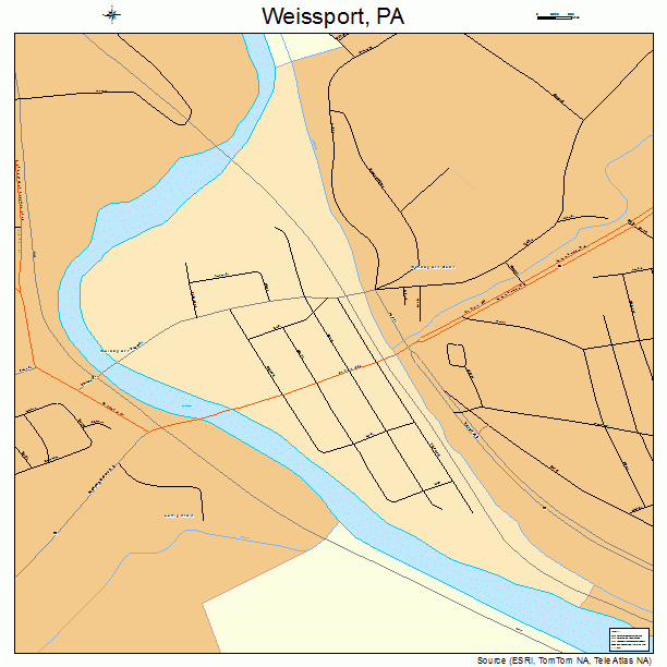 Weissport, PA street map