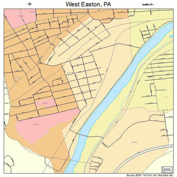 West Easton, PA street map
