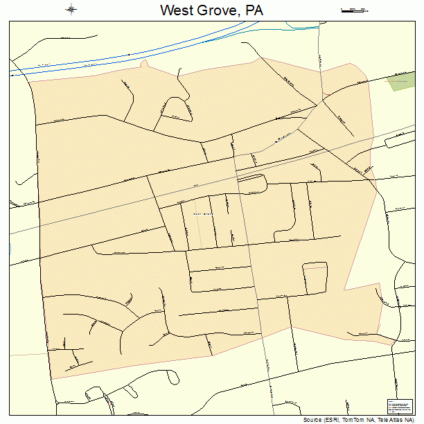 West Grove, PA street map