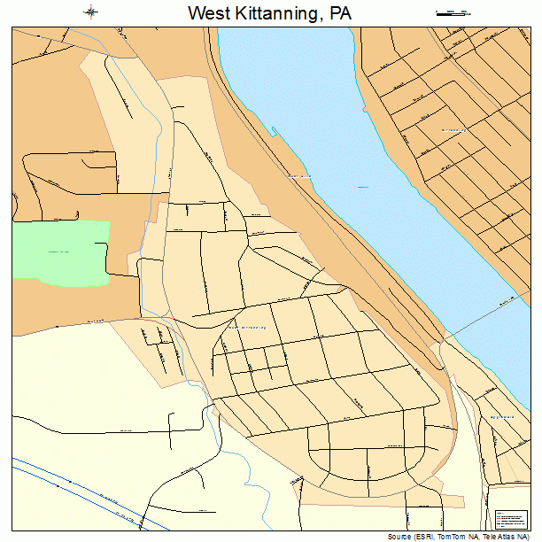 West Kittanning, PA street map