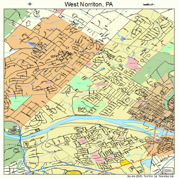 West Norriton, PA street map