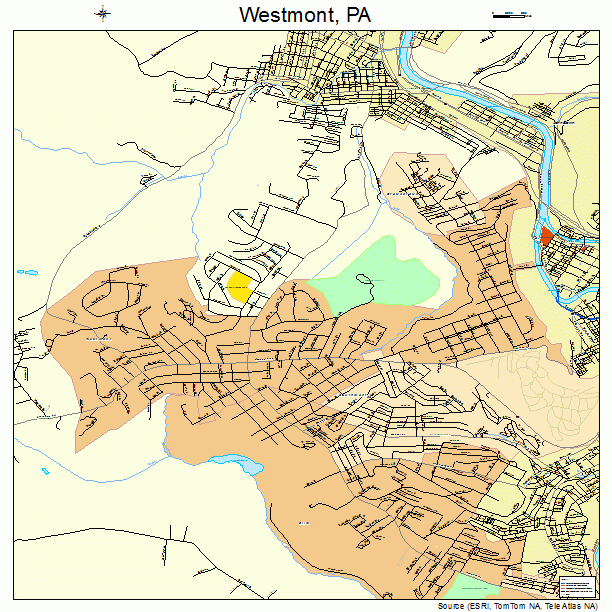 Westmont, PA street map