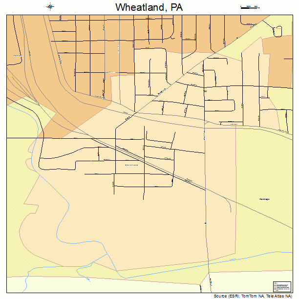 Wheatland, PA street map