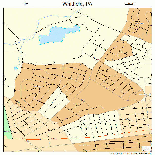 Whitfield, PA street map