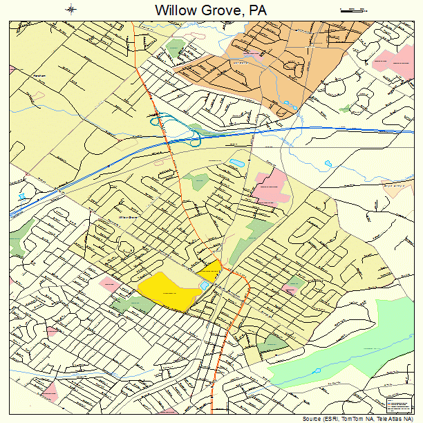 Willow Grove, PA street map