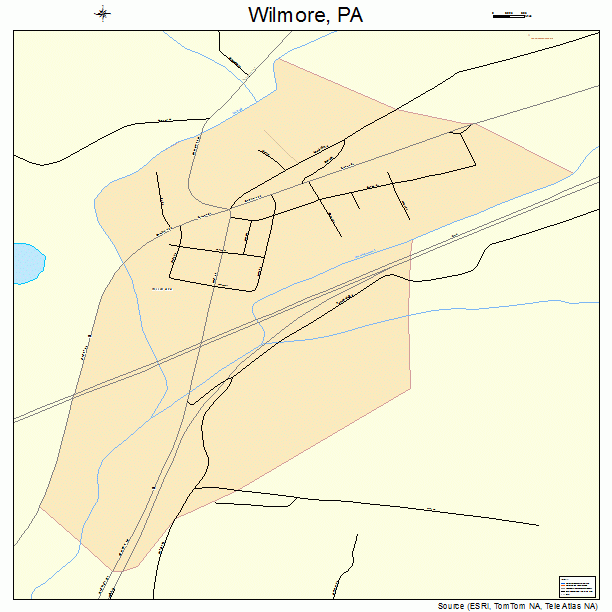 Wilmore, PA street map