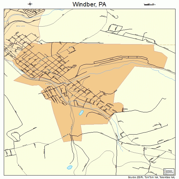 Windber, PA street map
