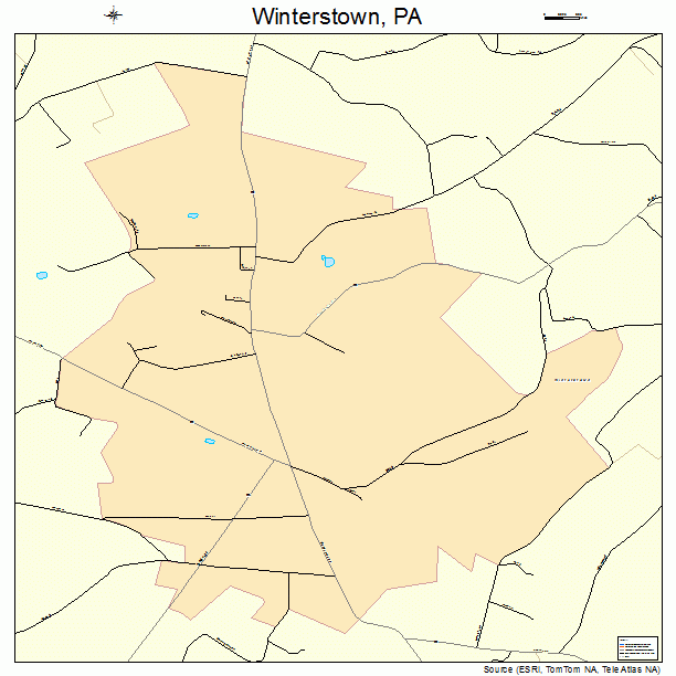 Winterstown, PA street map