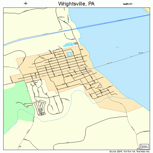 Wrightsville, PA street map