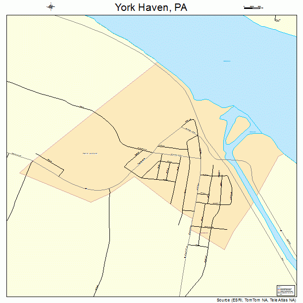 York Haven, PA street map