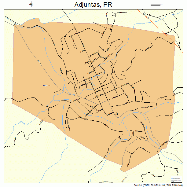 Adjuntas, PR street map