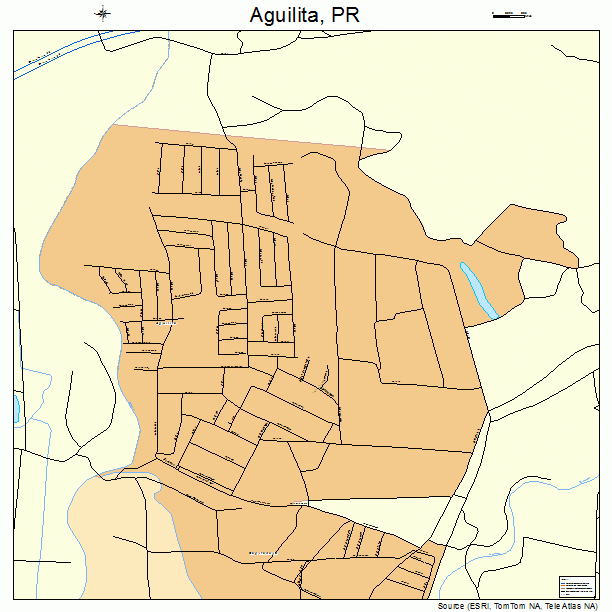 Aguilita, PR street map