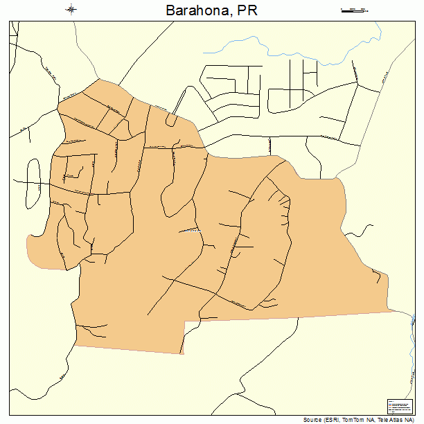 Barahona, PR street map