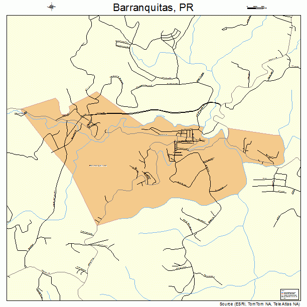 Barranquitas, PR street map