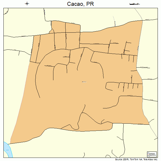 Cacao, PR street map