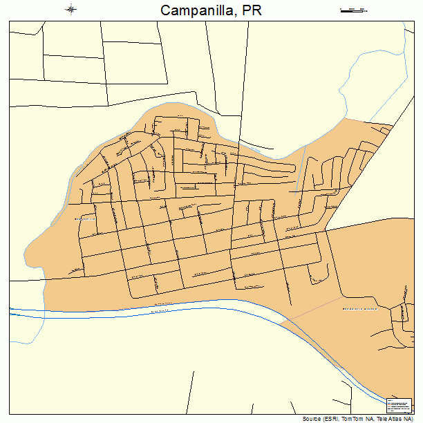 Campanilla, PR street map