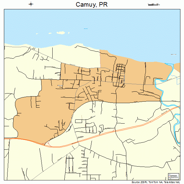 Camuy, PR street map