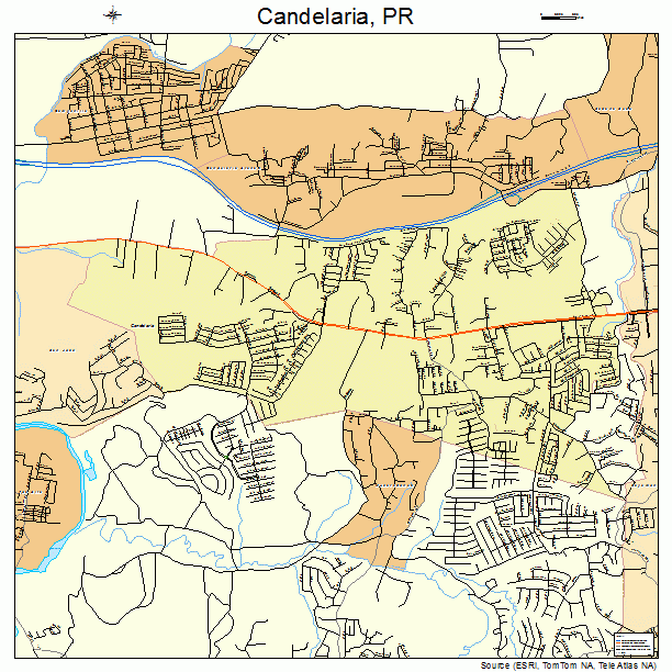 Candelaria, PR street map
