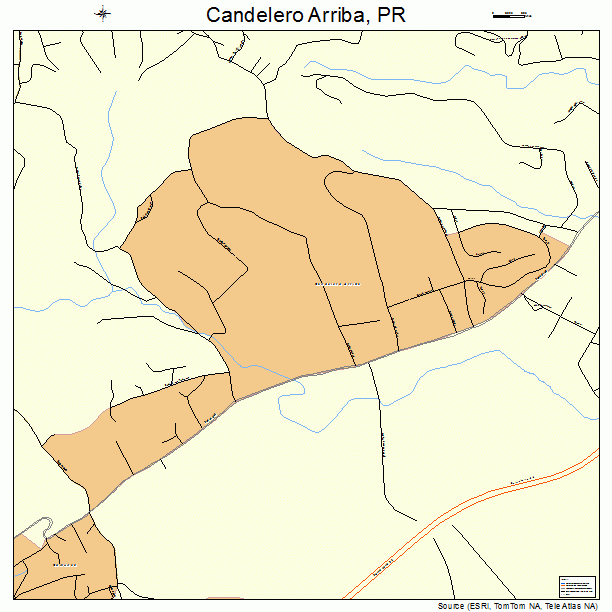 Candelero Arriba, PR street map