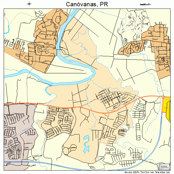 Canovanas, PR street map