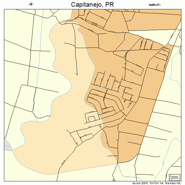 Capitanejo, PR street map