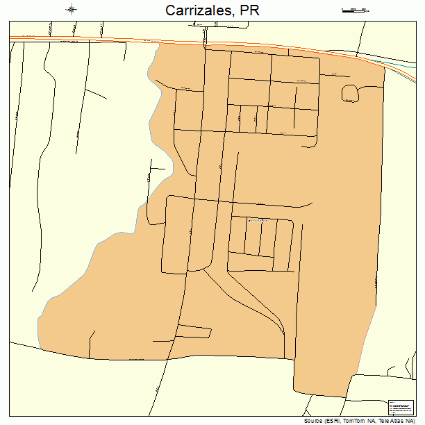 Carrizales, PR street map