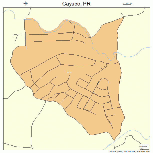 Cayuco, PR street map