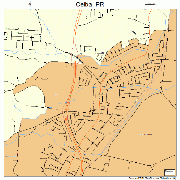 Ceiba, PR street map