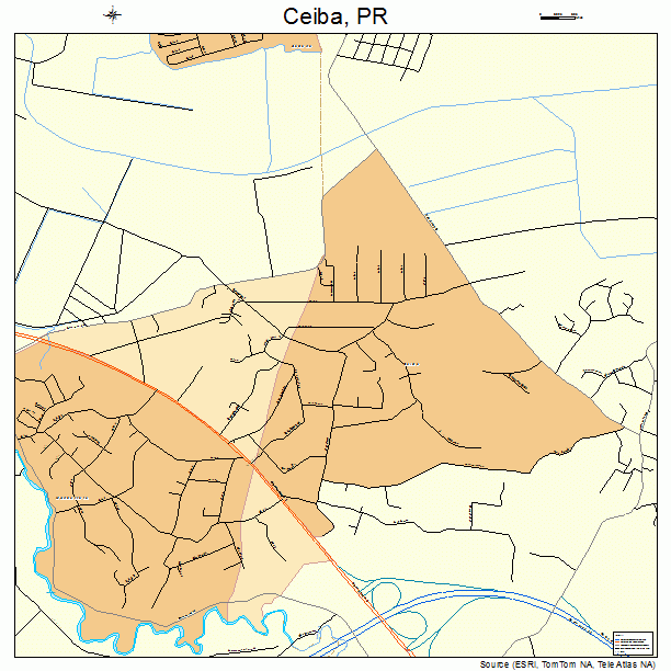 Ceiba, PR street map