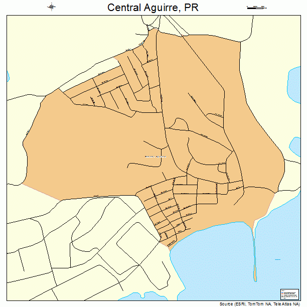 Central Aguirre, PR street map
