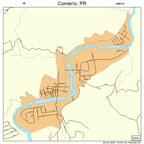 Comerio, PR street map
