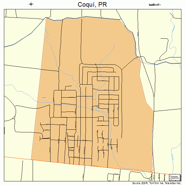 Coqui, PR street map