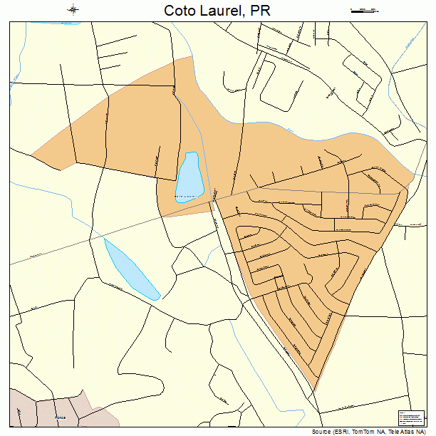 Coto Laurel, PR street map